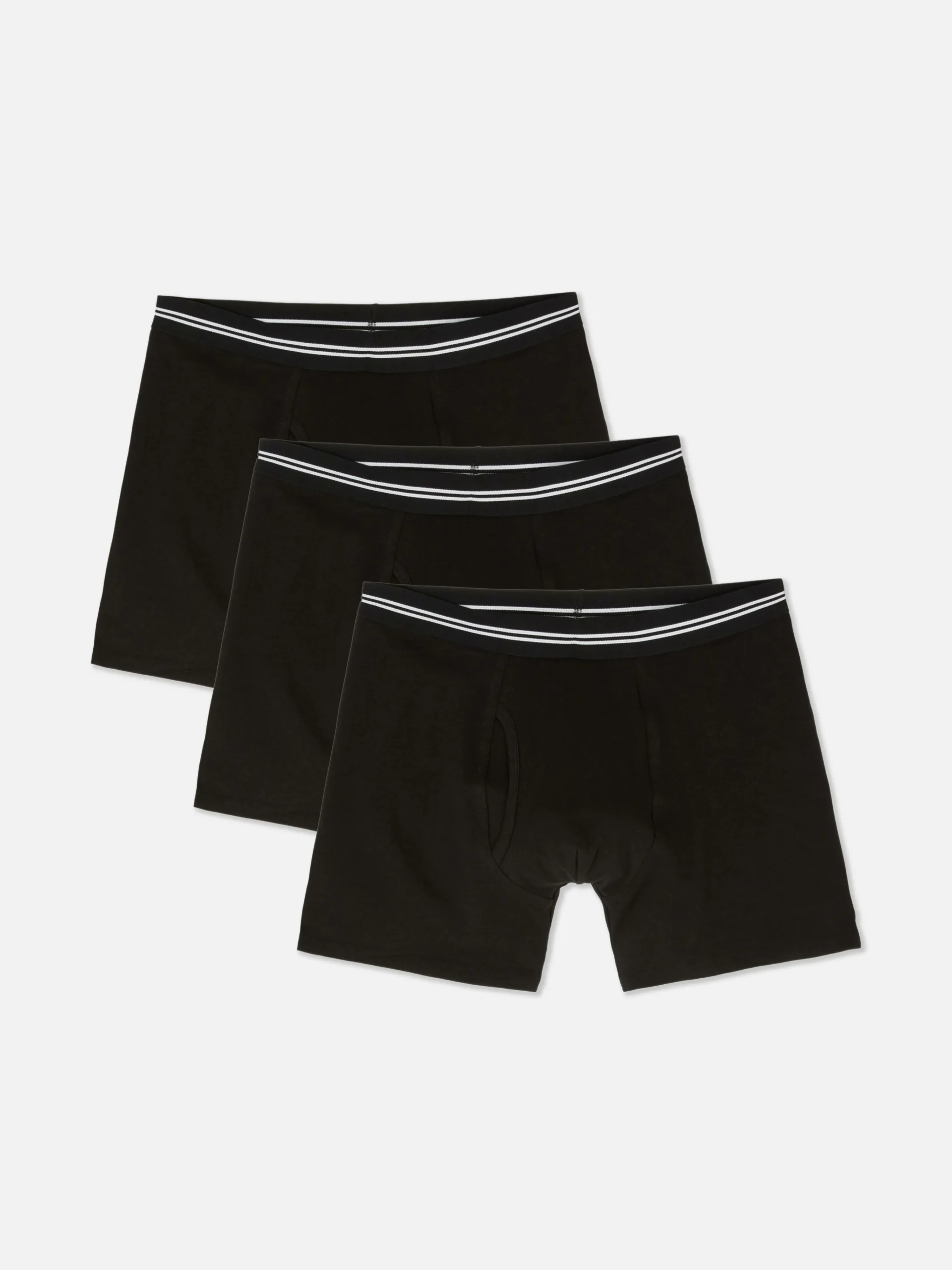 3-Pack Striped Waistband Boxer Briefs|Primark New