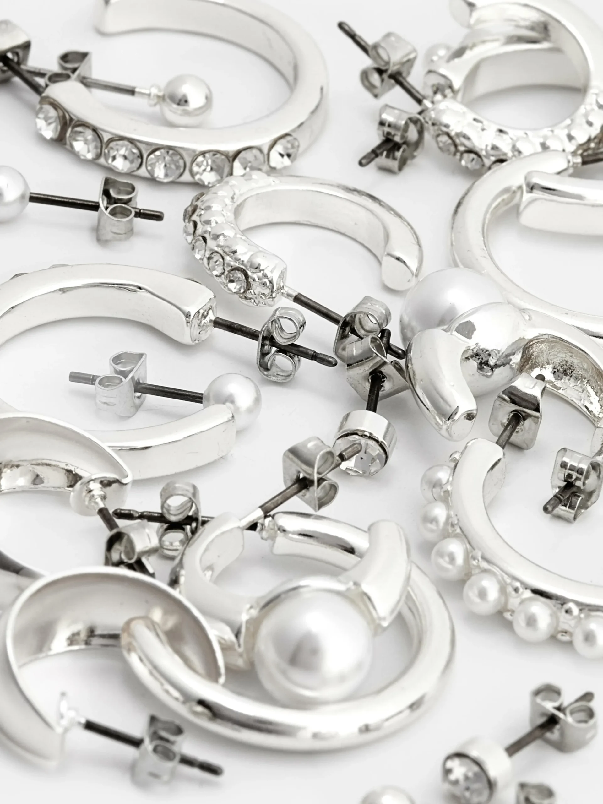 9-Pack Stud And Hoop Earrings|Primark Outlet