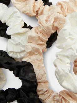 6-Pack Textured Micro Scrunchies|Primark