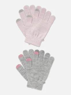2-Pack Touchscreen Gloves|Primark Sale
