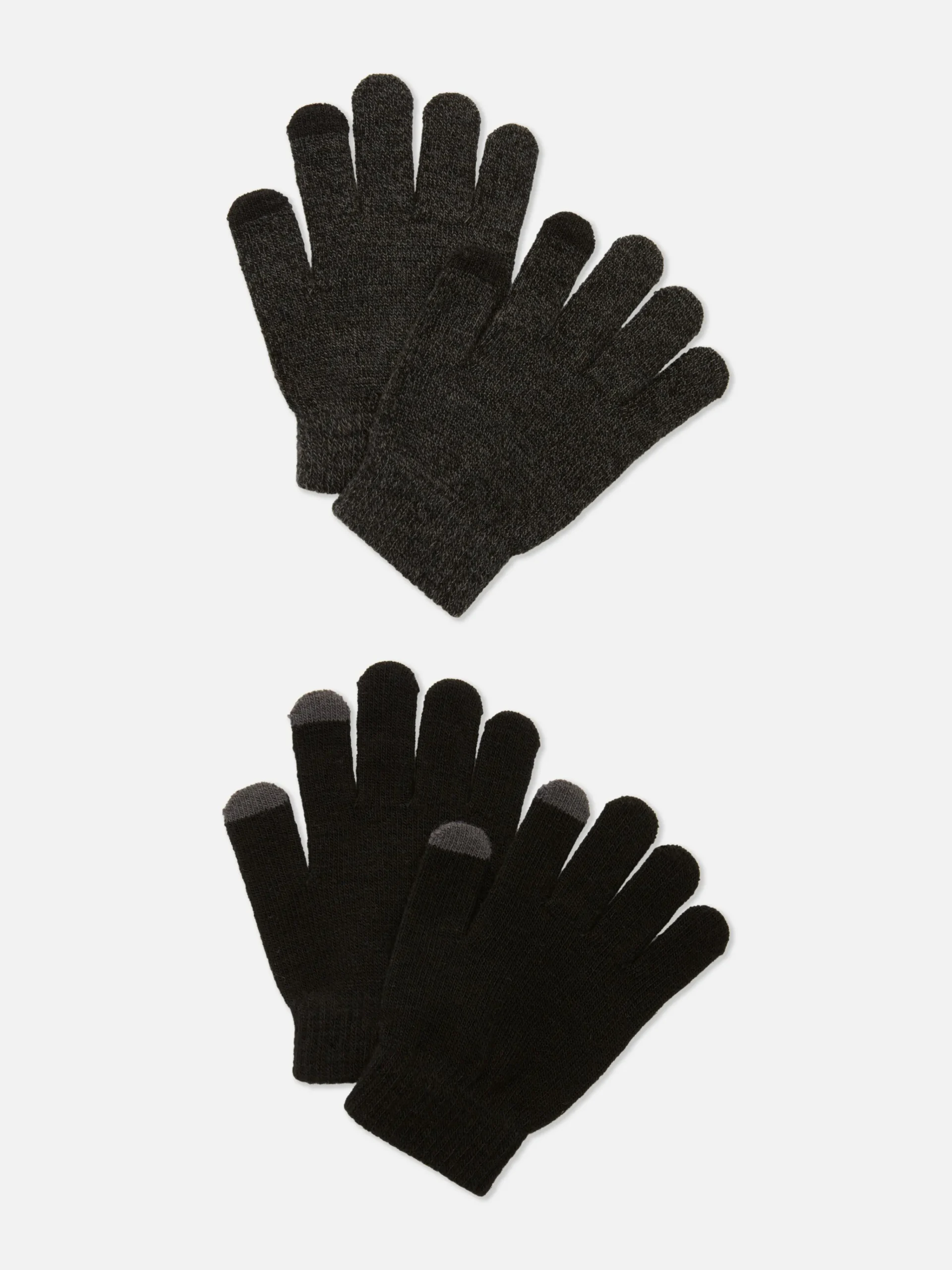 2-Pack Touchscreen Gloves|Primark Outlet