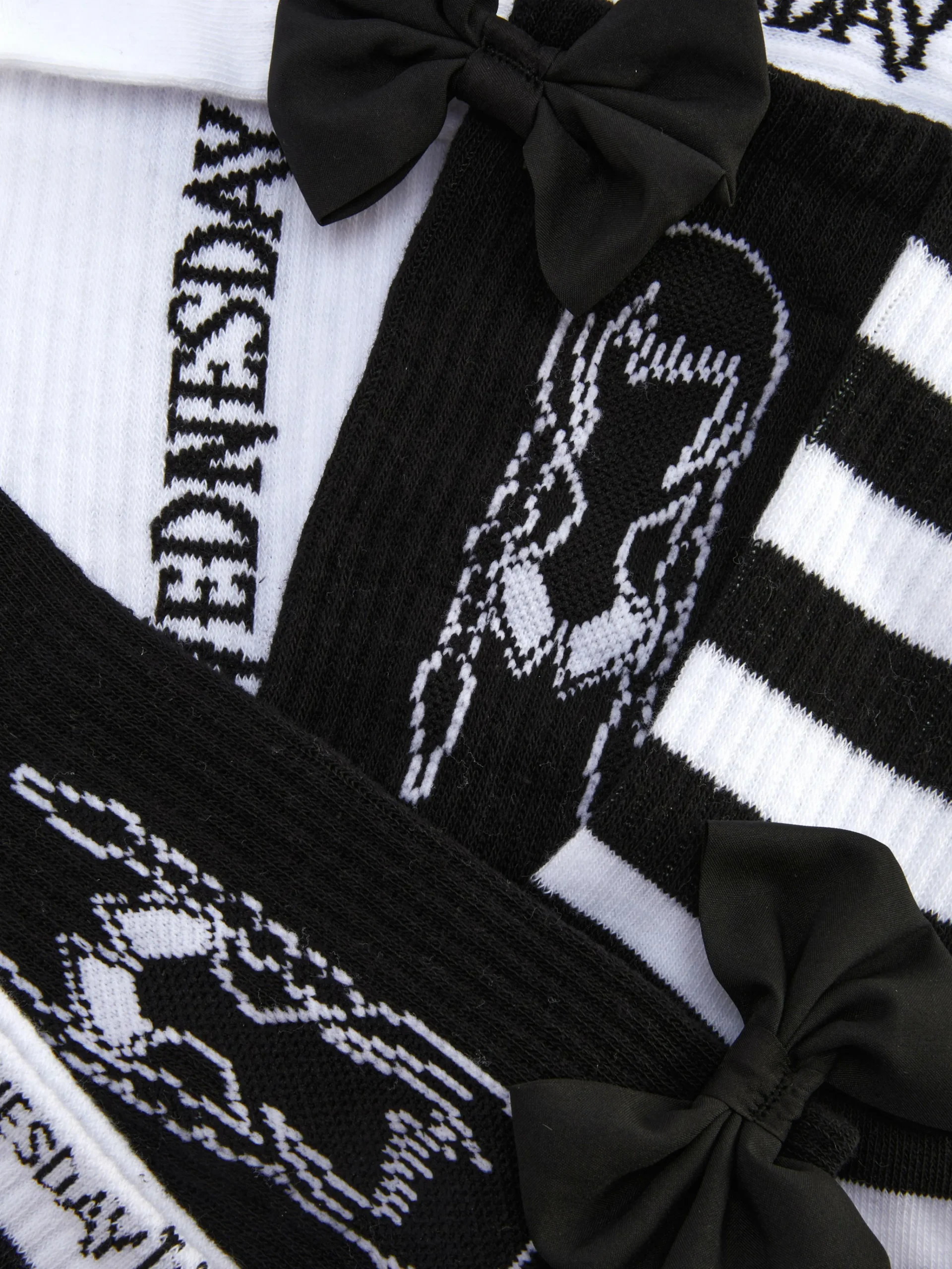 3-Pack Wednesday Addams Crew Socks|Primark Online