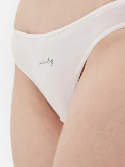 7-Pack Weekday Thongs|Primark