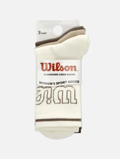 3-Pack Wilson Cushioned Crew Socks|Primark Best