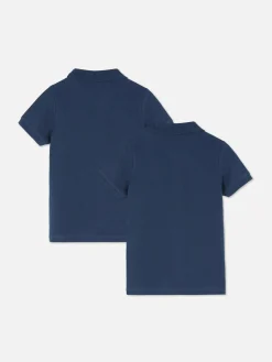 2-Pack Younger Boy School Uniform Polo Shirts|Primark Outlet