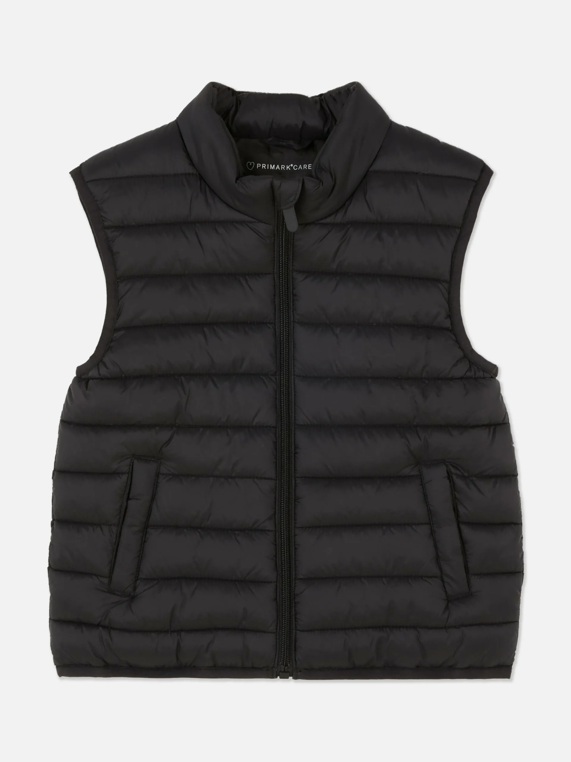 Padded Zip Vest|Primark Clearance