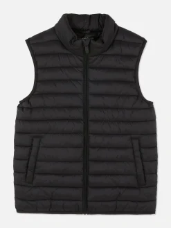 Padded Zip Vest|Primark Clearance