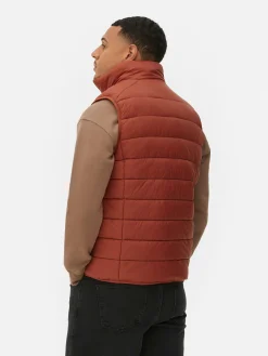 Padded Zip Vest|Primark New