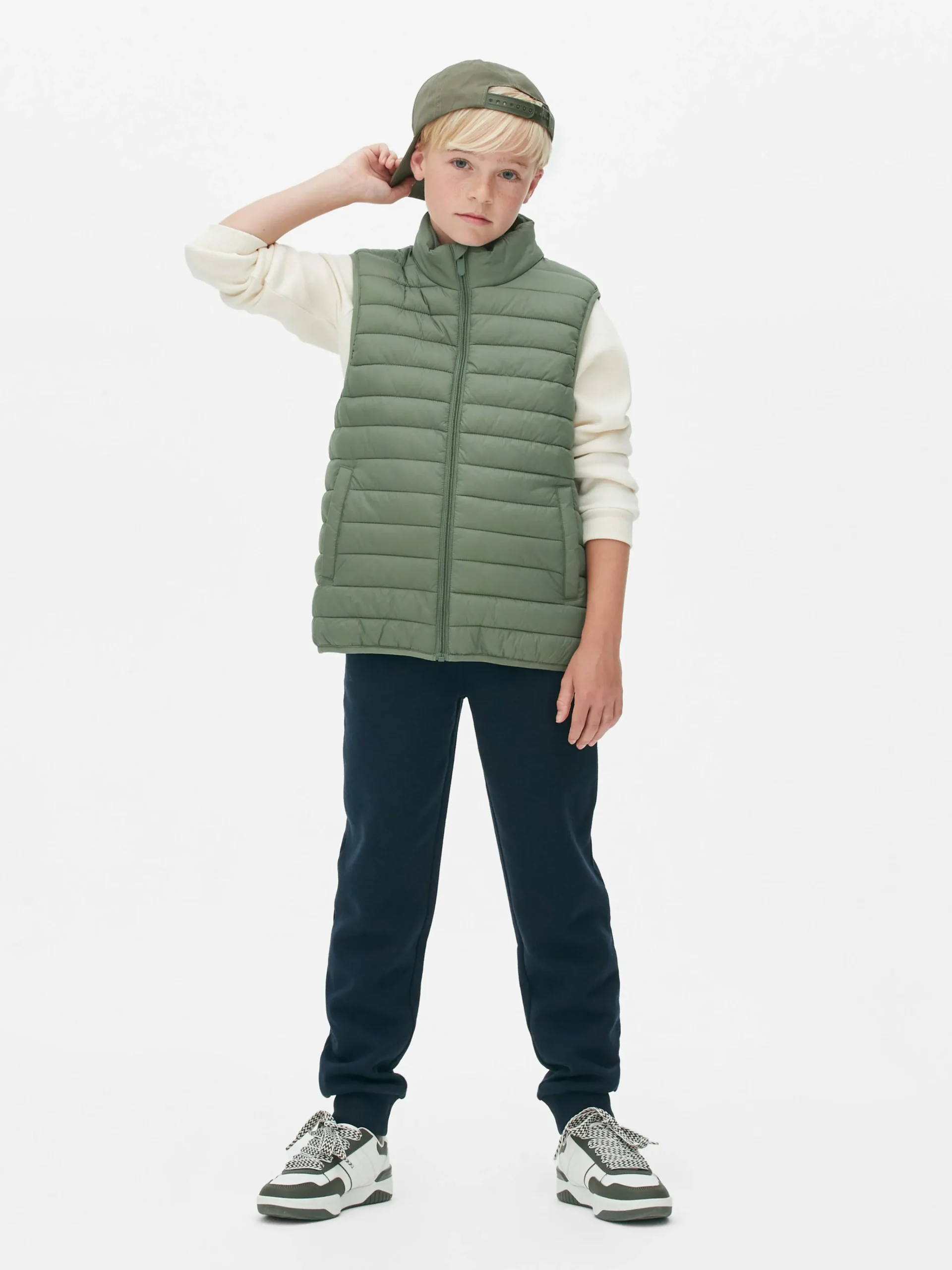 Padded Zip Vest|Primark