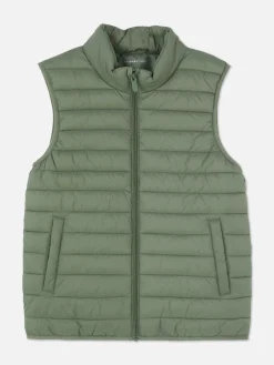Padded Zip Vest|Primark