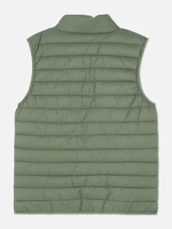 Padded Zip Vest|Primark
