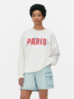 Paris Graphic Sweatshirt|Primark Online