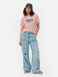 Paris Graphic T-Shirt|Primark Hot