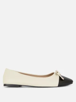 Patent Toe Ballet Flats|Primark Discount