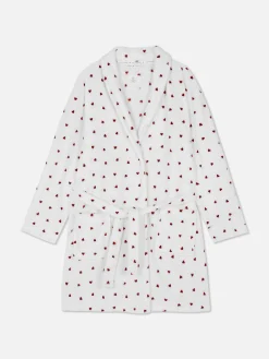 Patterned Fluffy Robe|Primark Sale