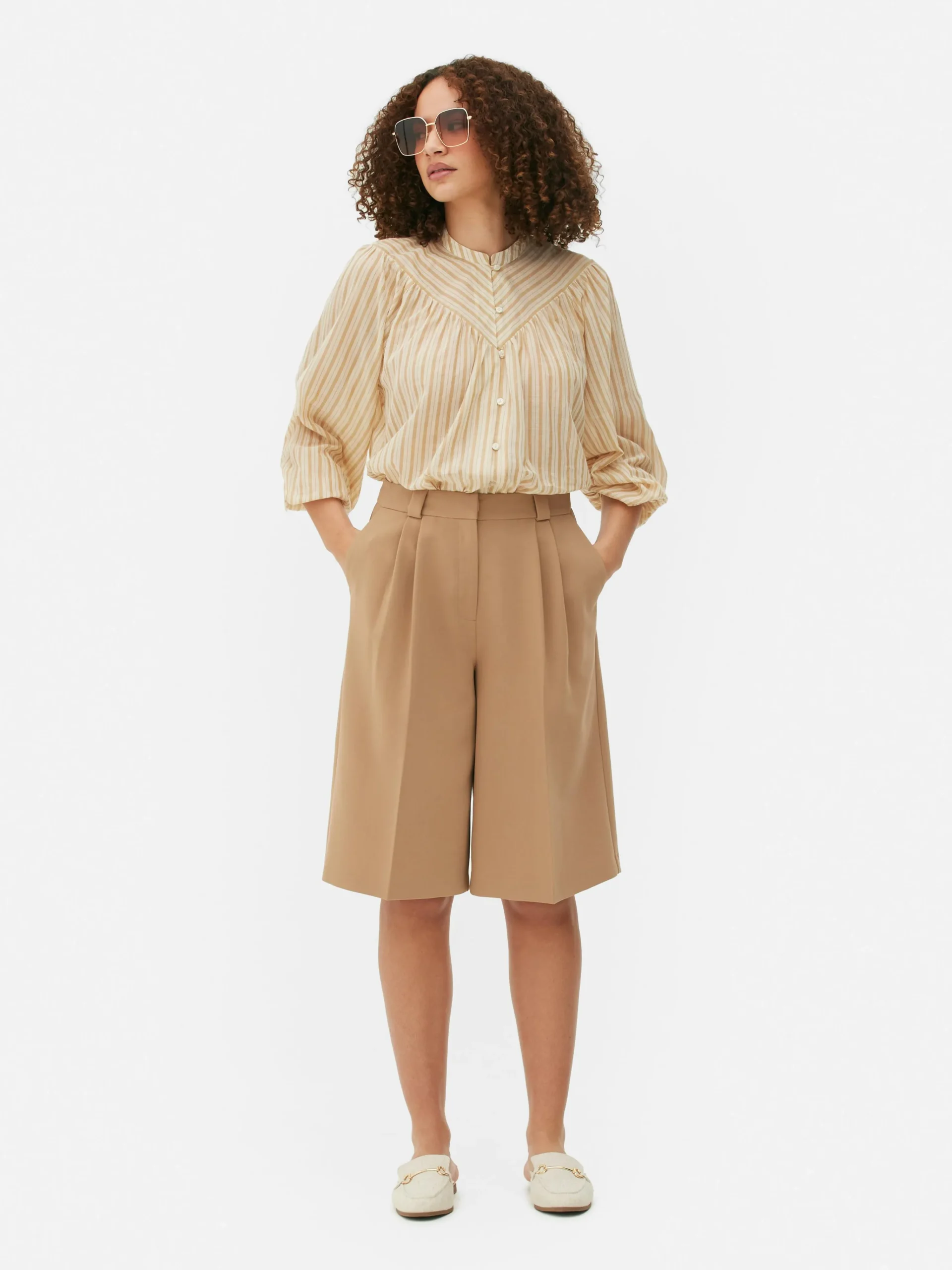 Patterned Peasant Blouse|Primark Outlet