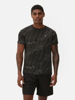Patterned Performance T-Shirt|Primark Online