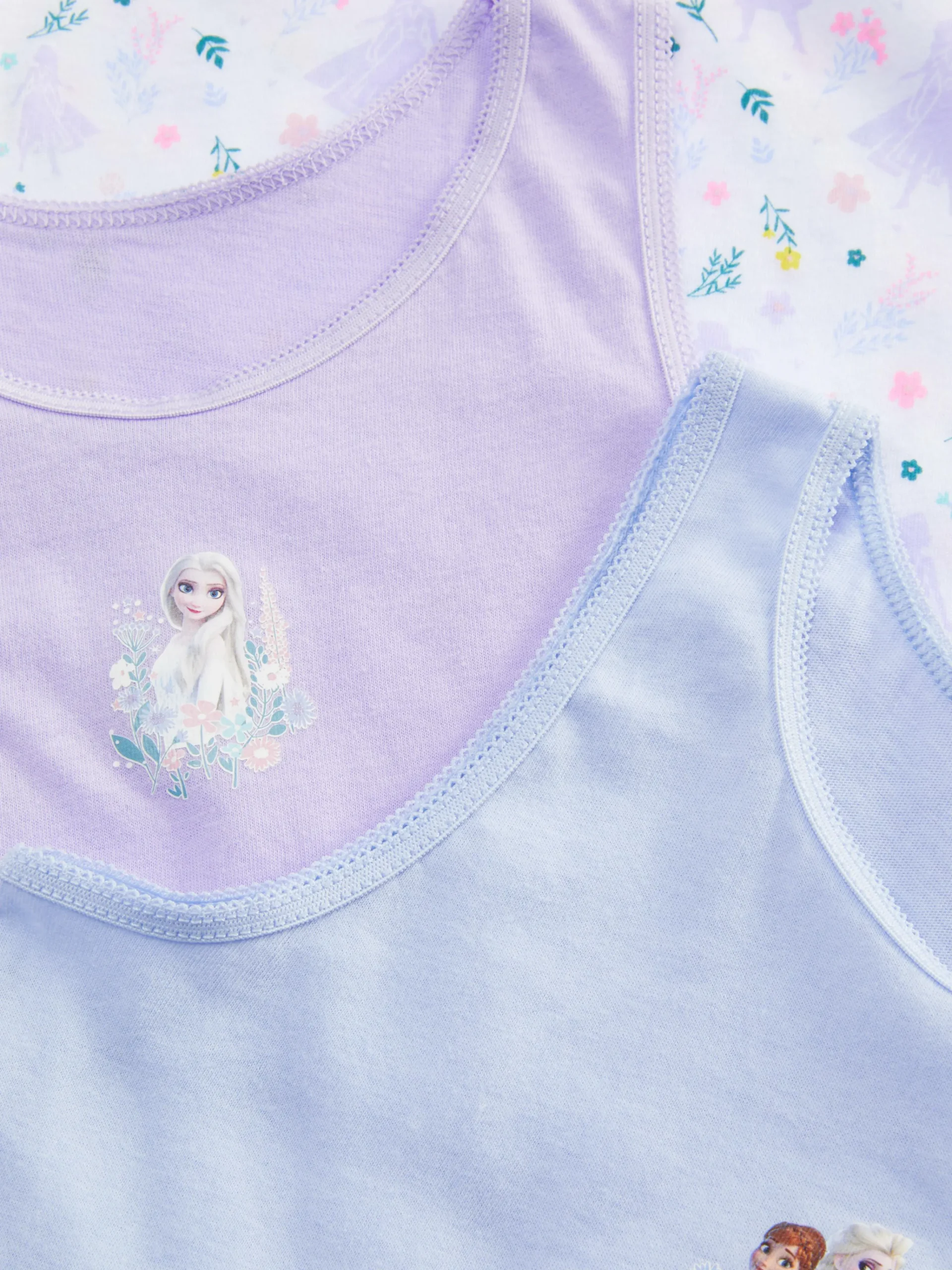 3pk Disney’s Frozen Vests|Primark New