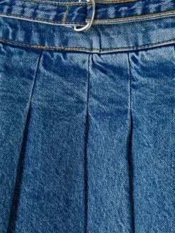 Pleated Denim Skirt|Primark Clearance