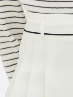 Pleated Tennis Mini Skirt|Primark New