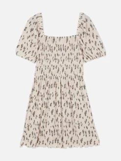 Plissé Shirred Mini Dress|Primark