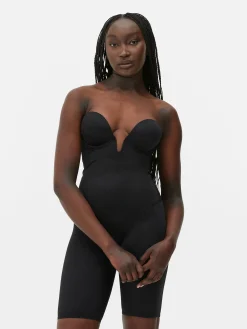 Plunging Cup Longline Shapewear Bodysuit|Primark Online
