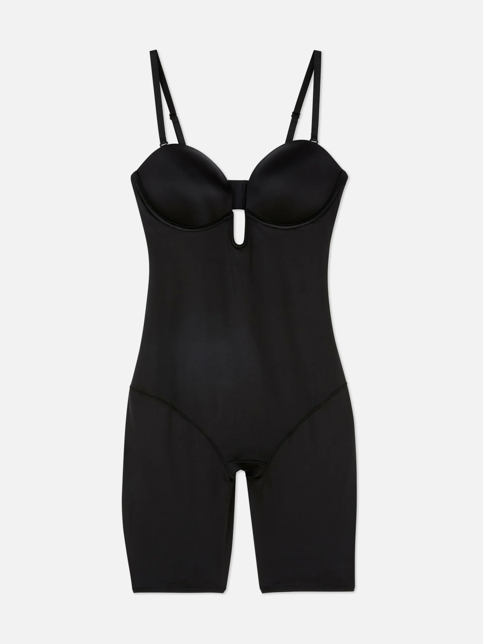 Plunging Cup Longline Shapewear Bodysuit|Primark Online