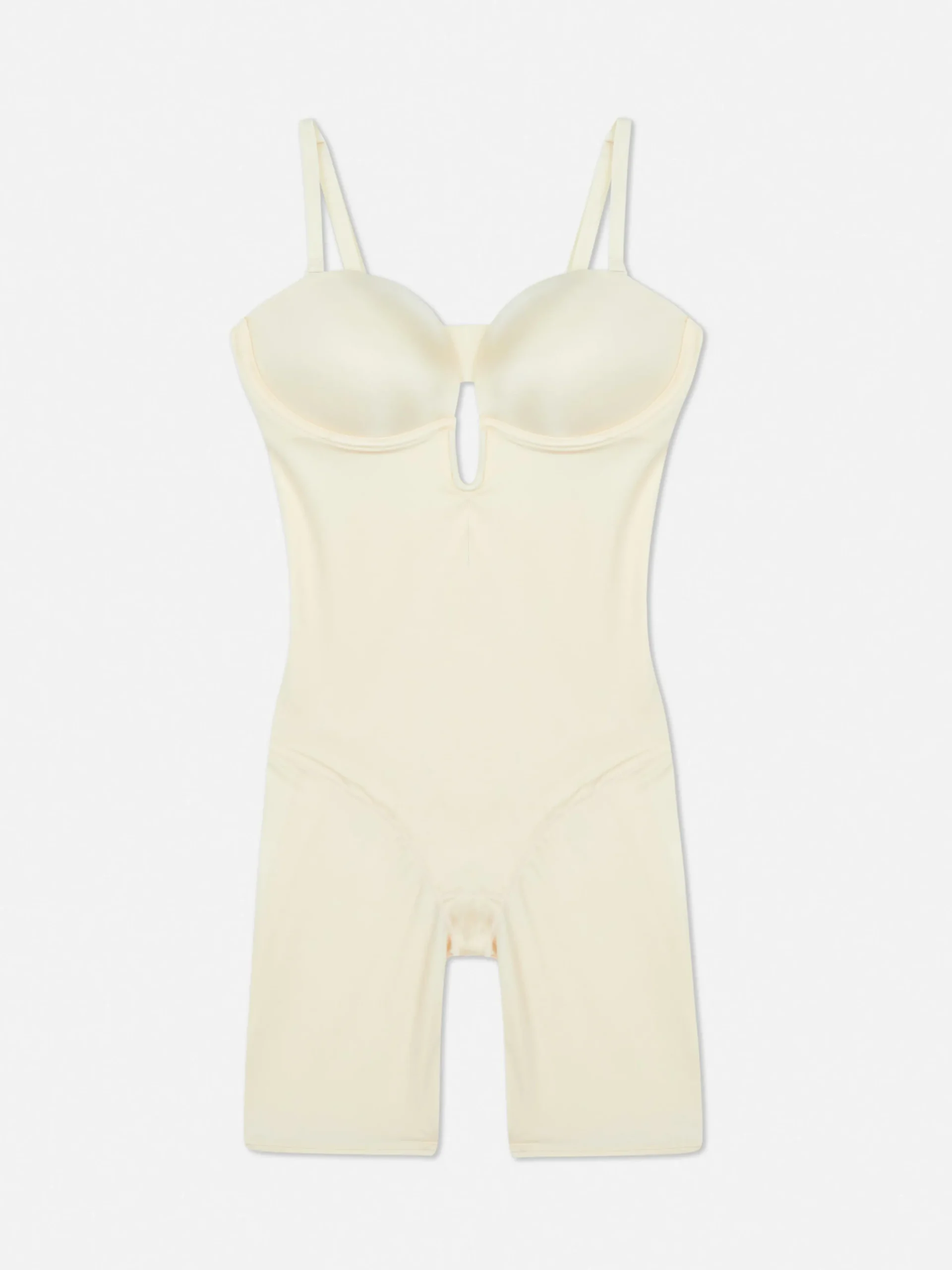 Plunging Cup Longline Shapewear Bodysuit|Primark Online