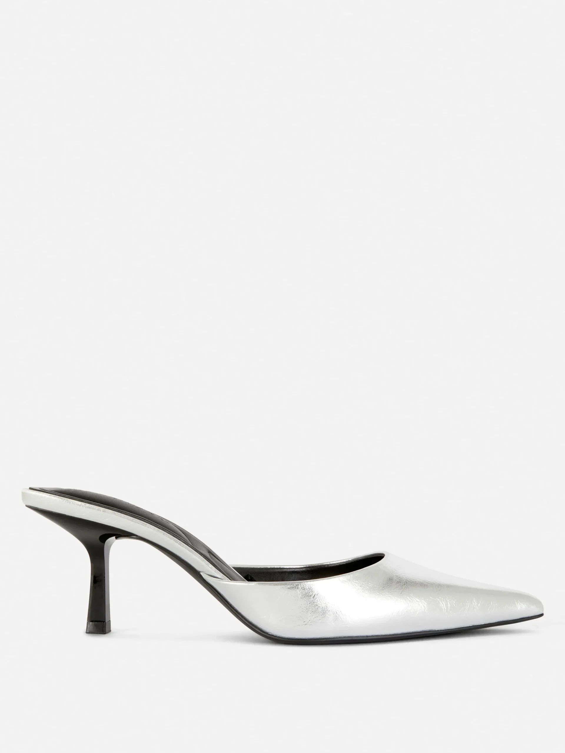Pointed Toe Heeled Mules|Primark Clearance