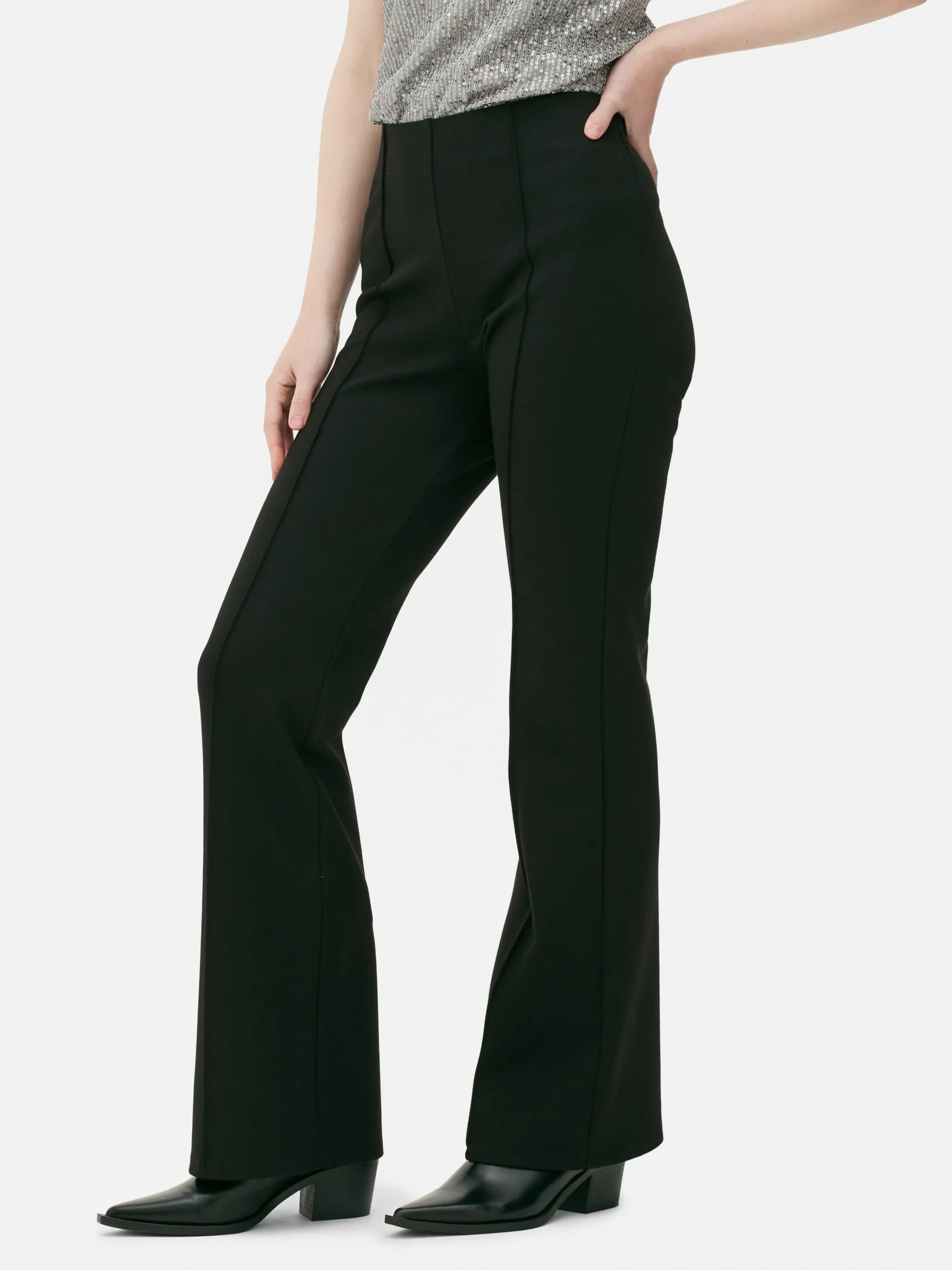 Ponte Flared Pants|Primark