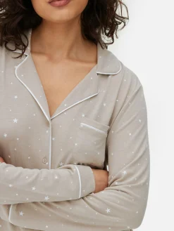 Printed Boyfriend Pajamas|Primark Online