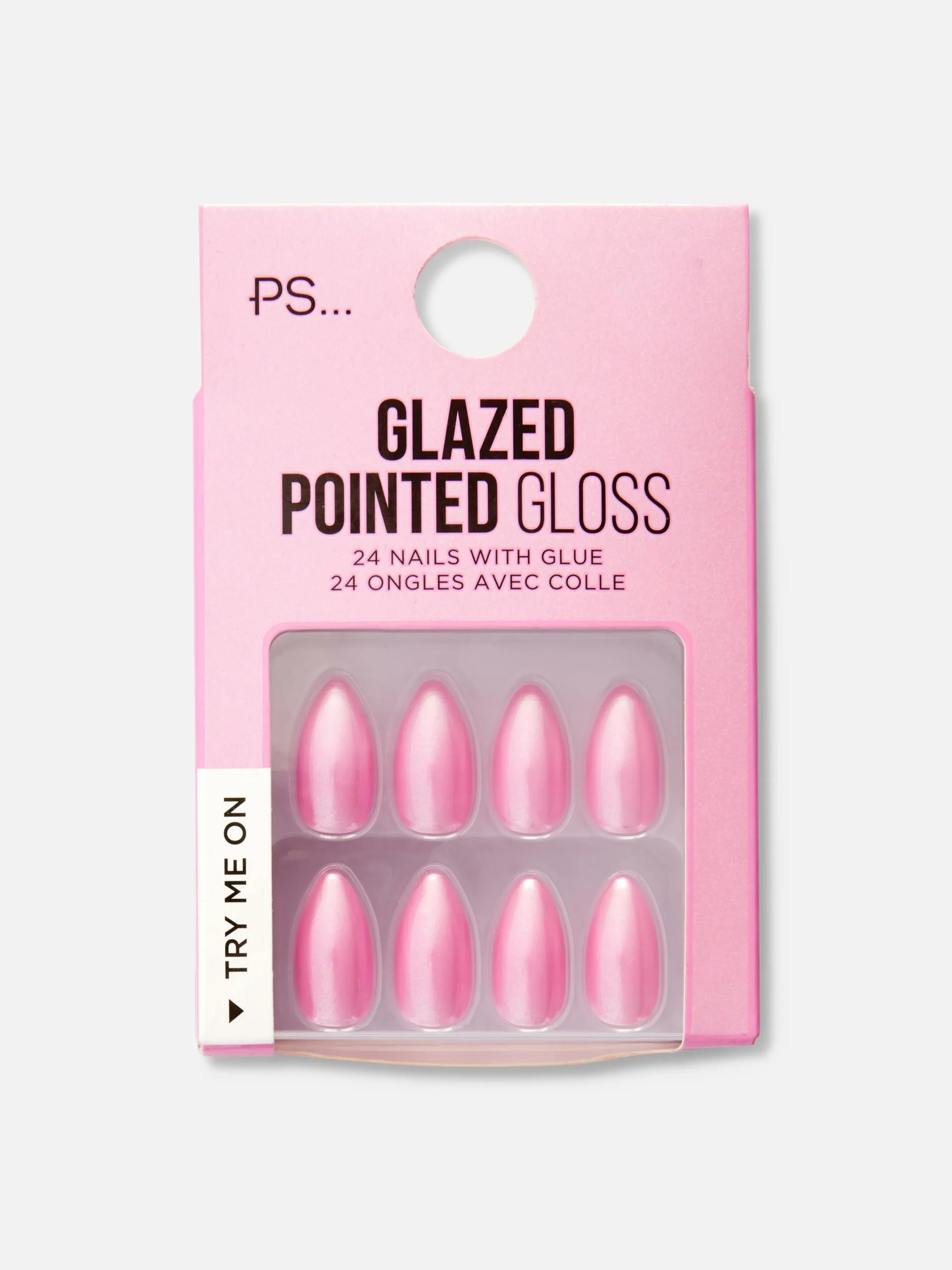 PS Glazed Pointed Faux Nails|Primark Discount