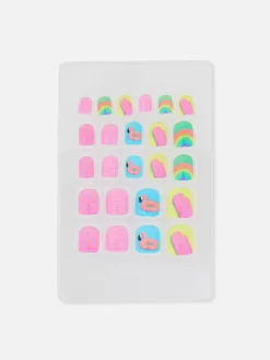 PS Mini Pool Party Press On Nails|Primark Sale