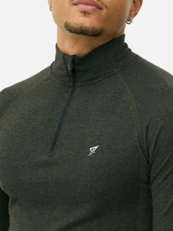 Quarter-Zip Long Sleeve Gym Top|Primark Outlet
