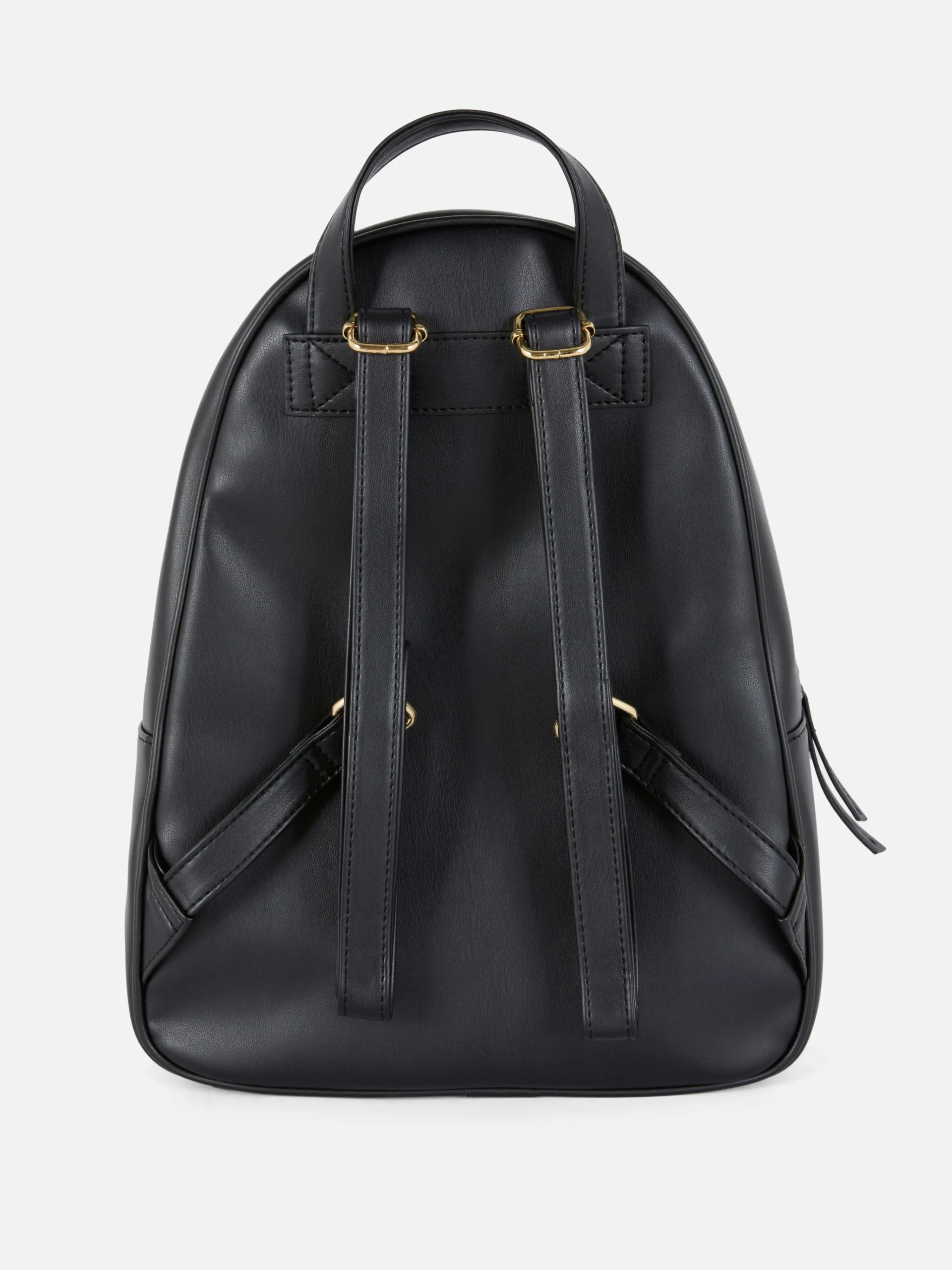 Quilted Faux Leather Backpack|Primark Online