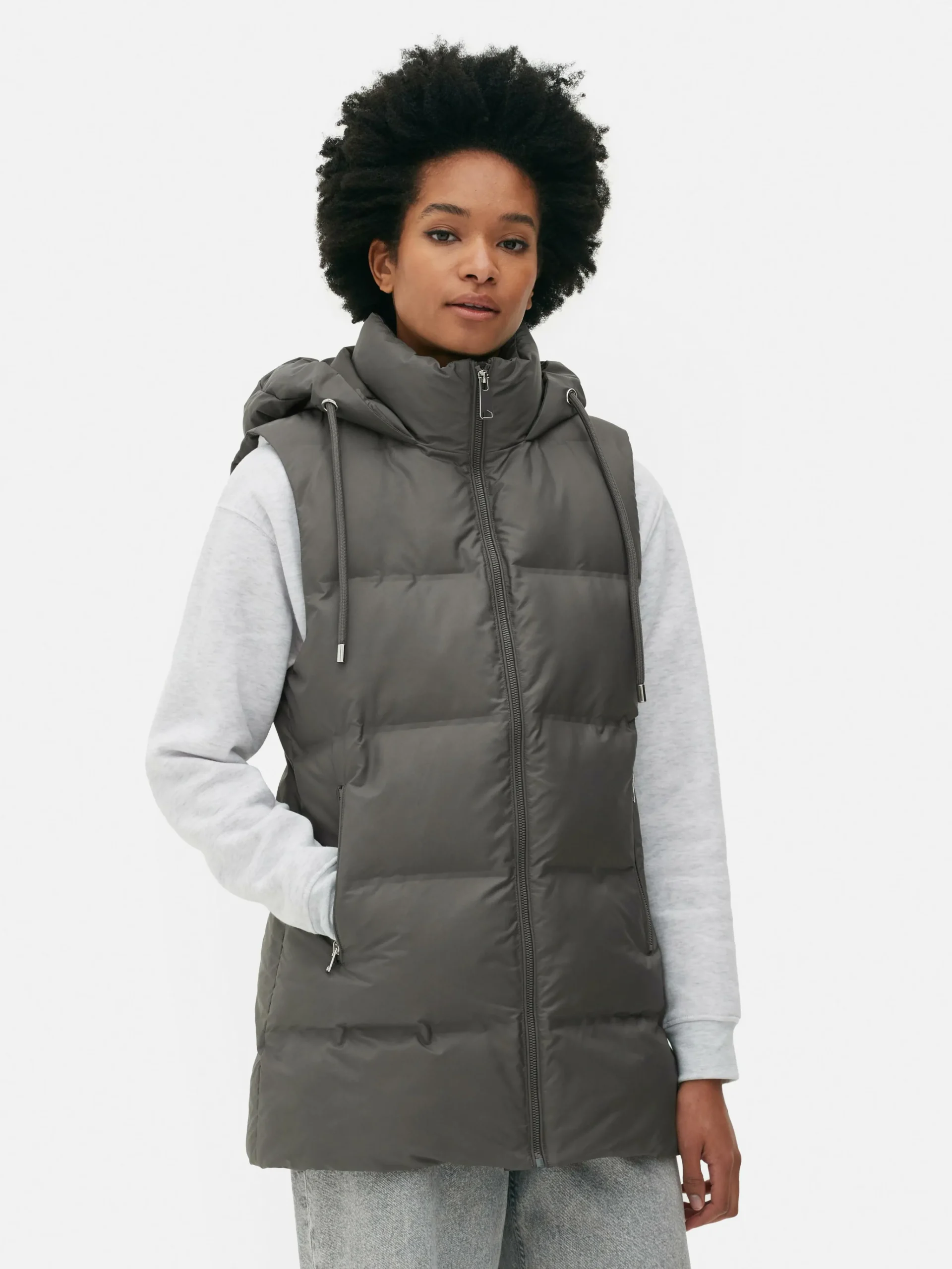 Quilted Hooded Vest|Primark Sale