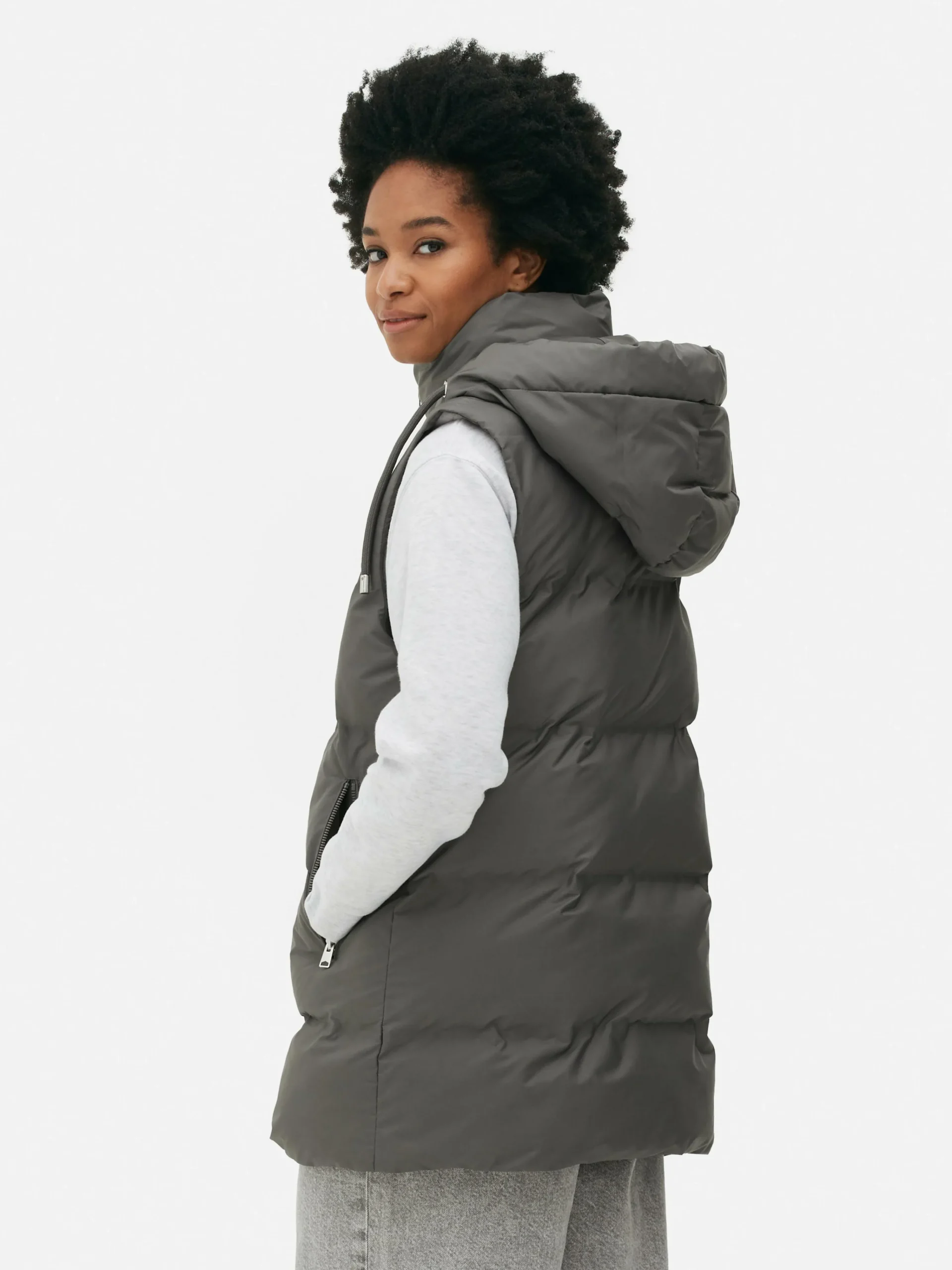Quilted Hooded Vest|Primark Sale