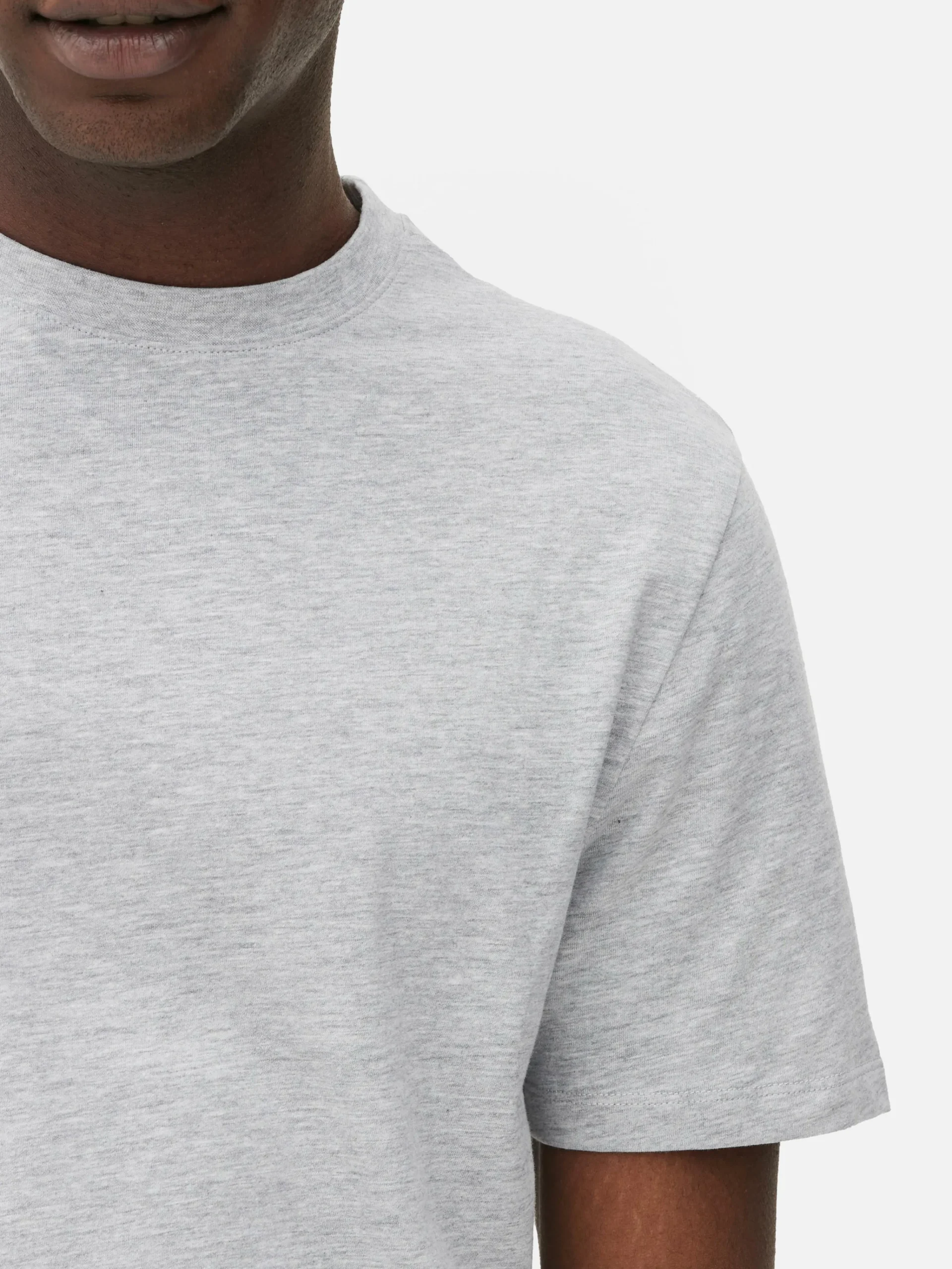 Regular Fit Heather T-Shirt|Primark Clearance