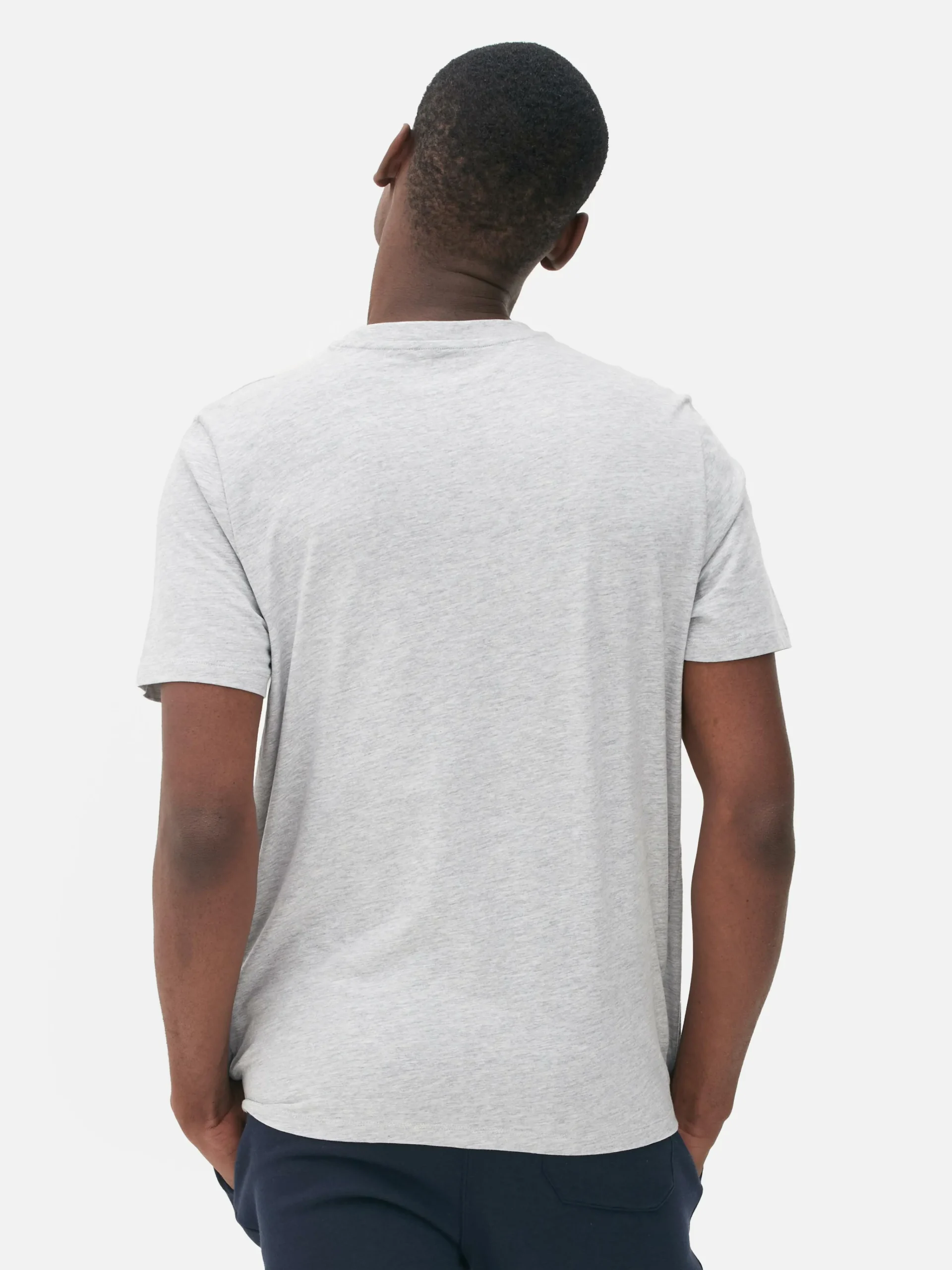 Regular Fit Heather T-Shirt|Primark Clearance