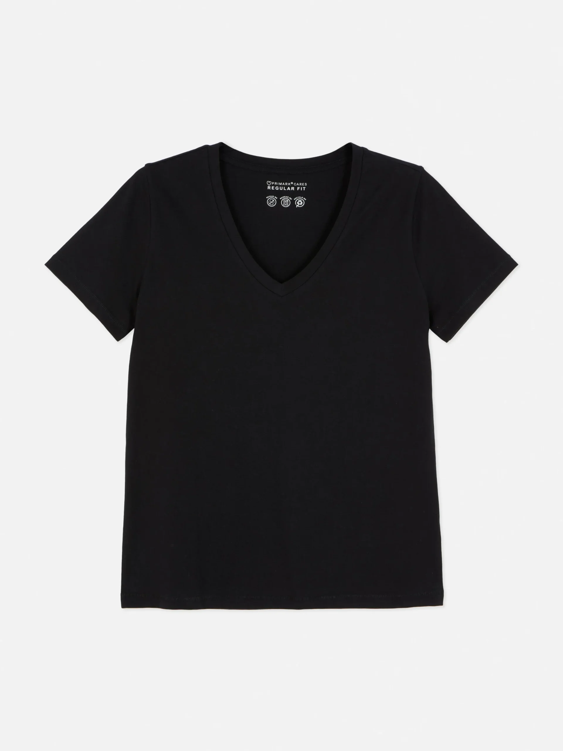 Regular Fit V-Neck T-Shirt|Primark Best