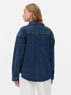 Relaxed Fit Denim Shirt|Primark Outlet
