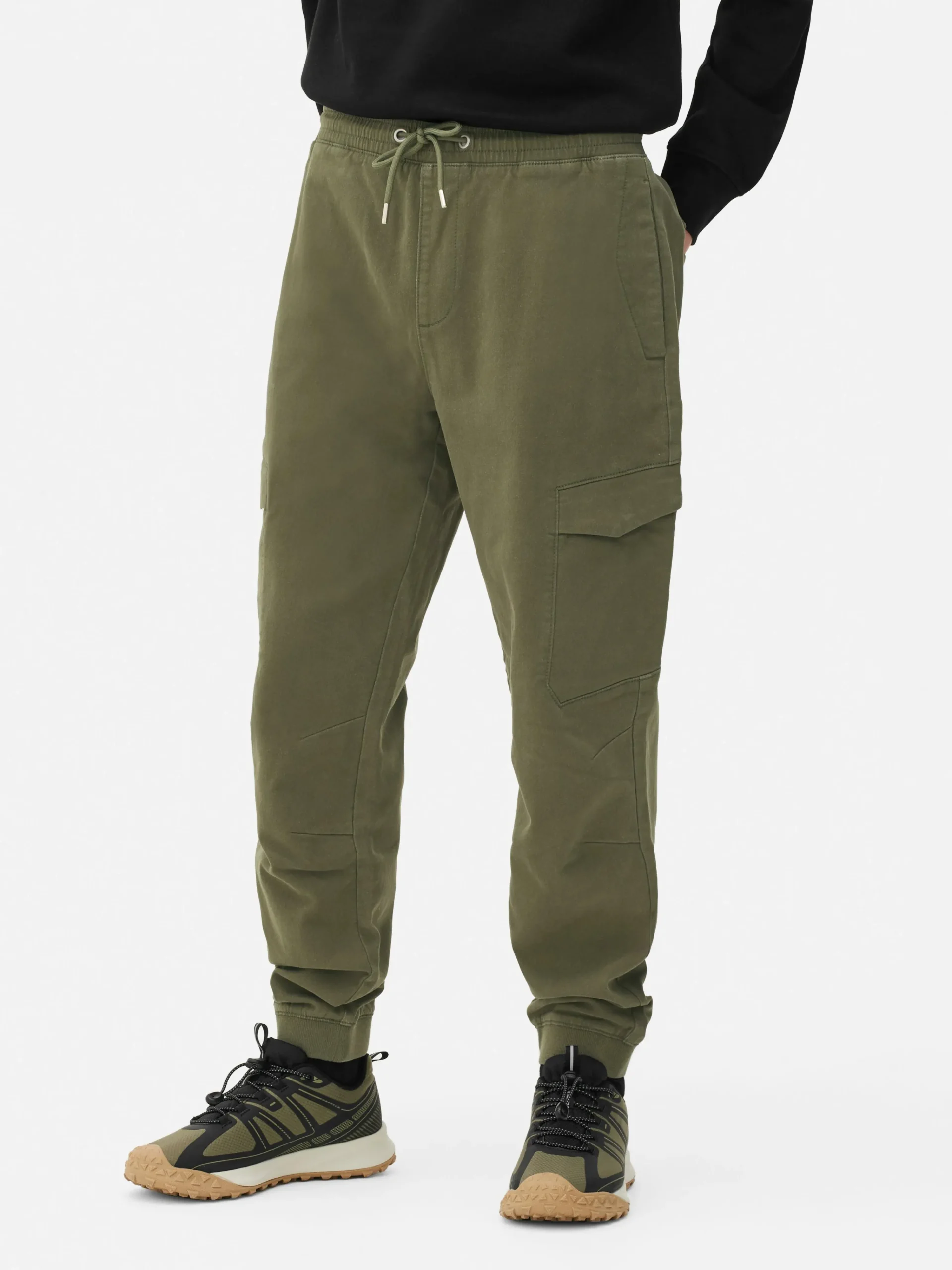 Relaxed Fit Stretch Cargo Joggers|Primark Hot