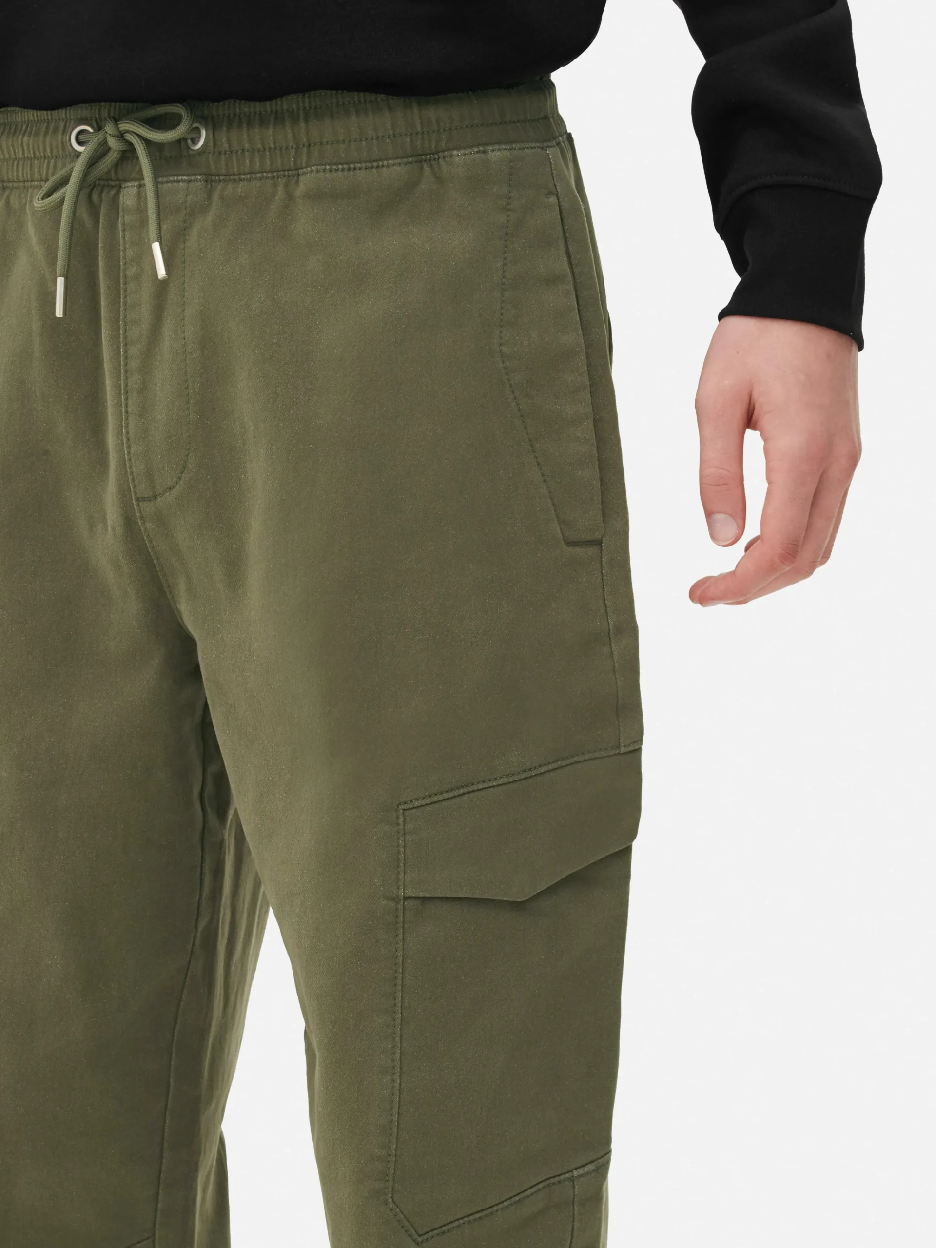 Relaxed Fit Stretch Cargo Joggers|Primark Hot