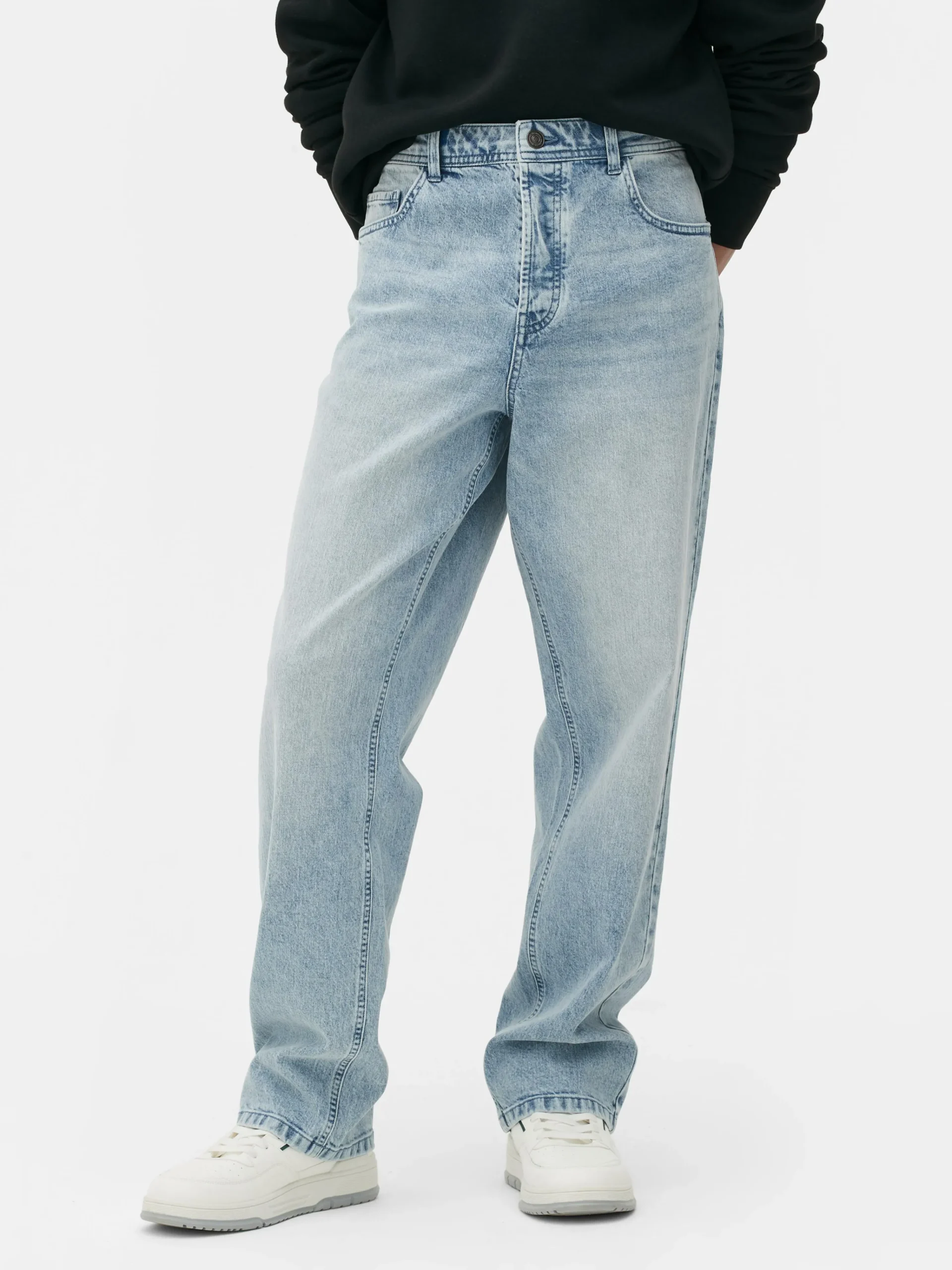 Relaxed Straight Jeans|Primark Online