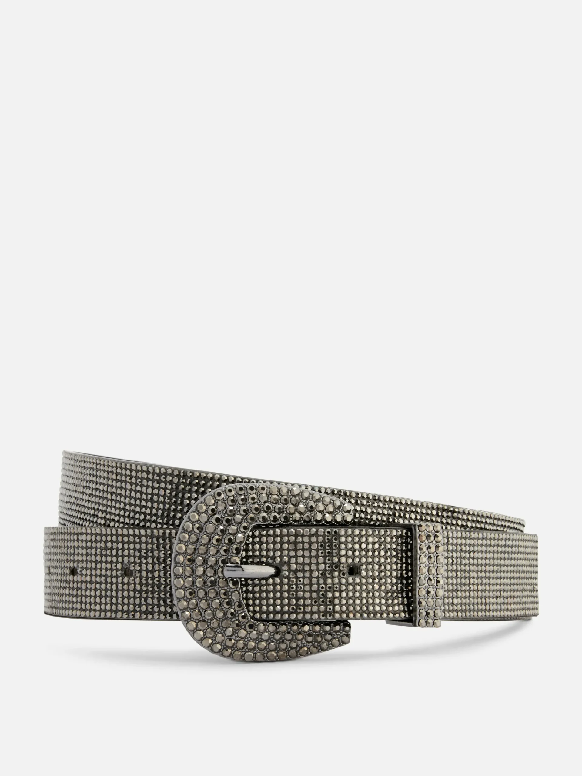 Rhinestone Buckle Belt|Primark Best