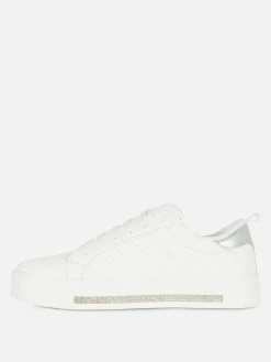 Rhinestone Detail Low Tops|Primark Online
