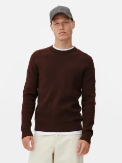 Ribbed Crew Neck Sweater|Primark Online