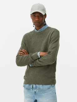 Ribbed Crew Neck Sweater|Primark