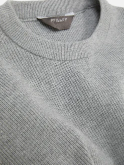 Ribbed Crew Neck Sweater|Primark Discount
