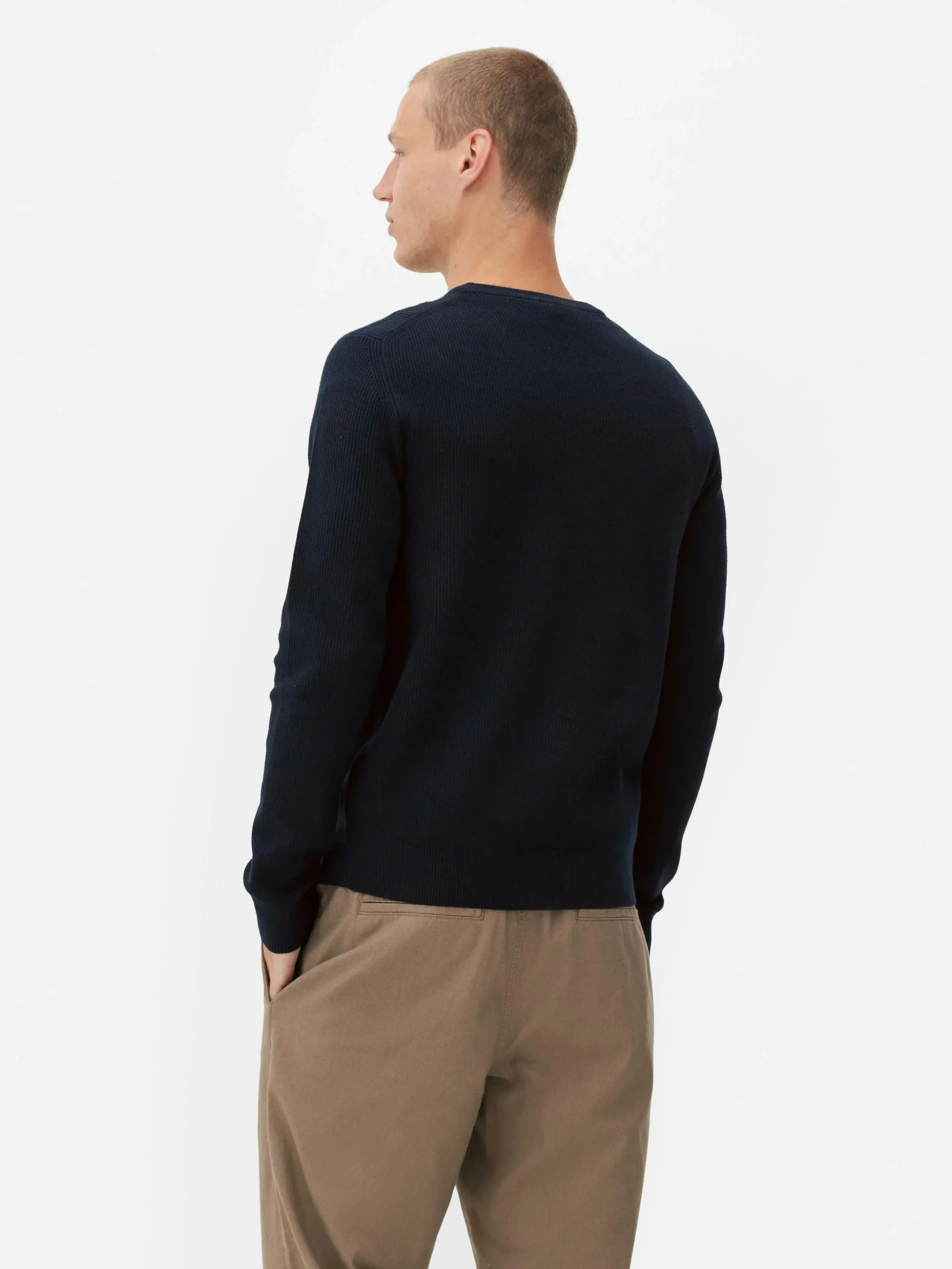 Ribbed Crew Neck Sweater|Primark New